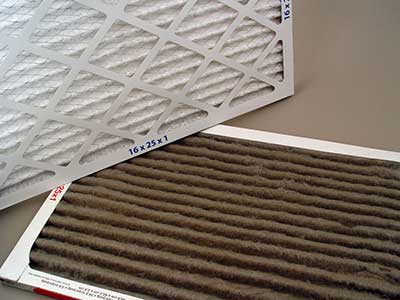 Clogged air filters