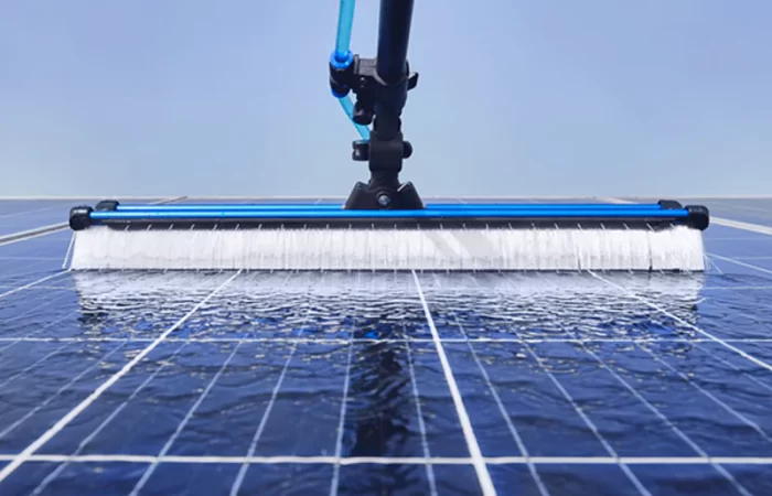 solar panel cleaning