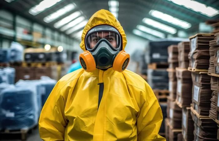 Clean Hazardous Materials in a Warehouse