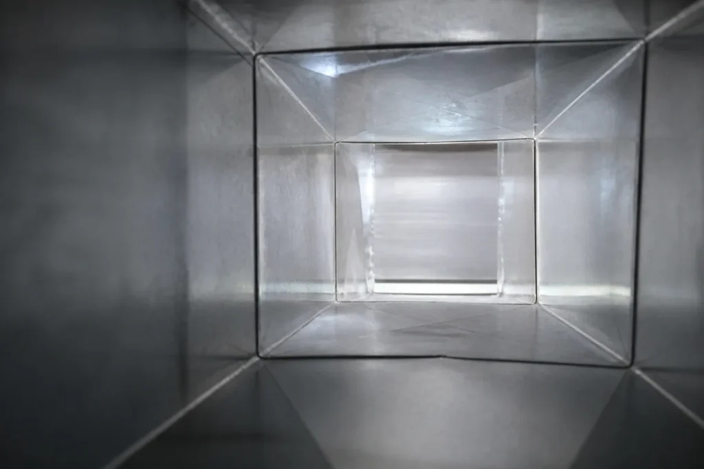 Air duct cleaning before and after